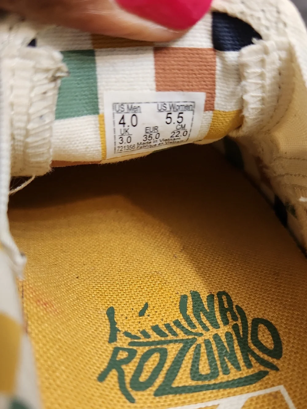 Vans × Karina Rozunko Heart Slip-on Platform Sneakers (W Size 5.5) - Picture 14 of 14